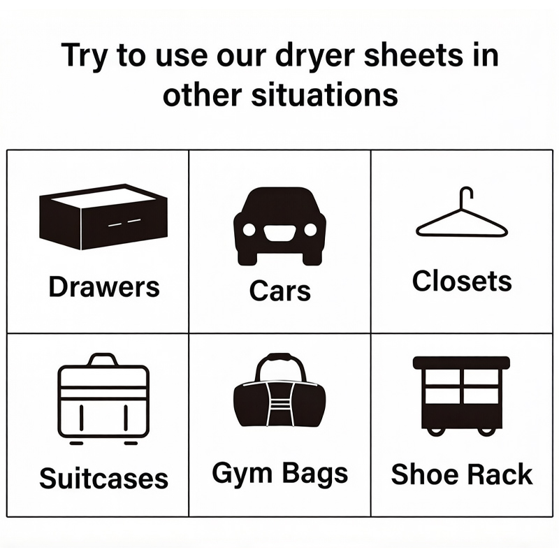 Anti-Static Pet Dryer Sheets