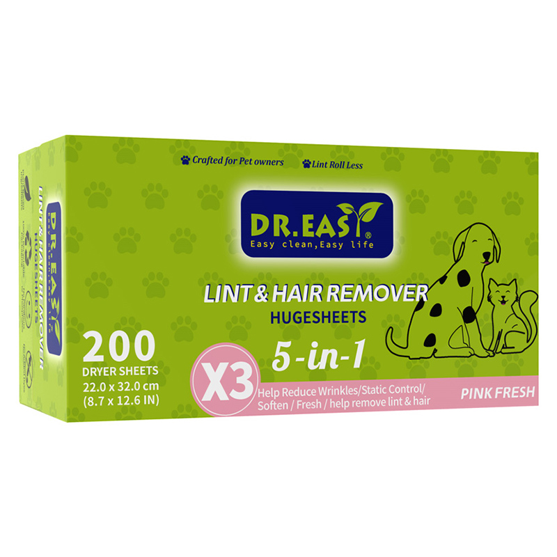 Pink Fresh Dryer Sheets