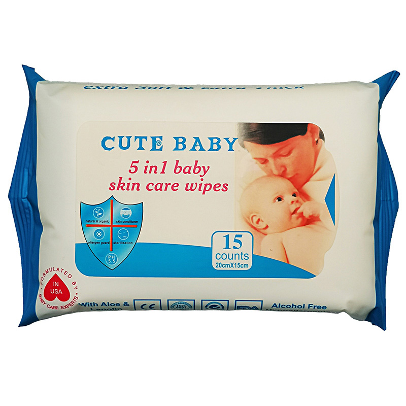 Natural Non Irritating Gentle Baby Wipes