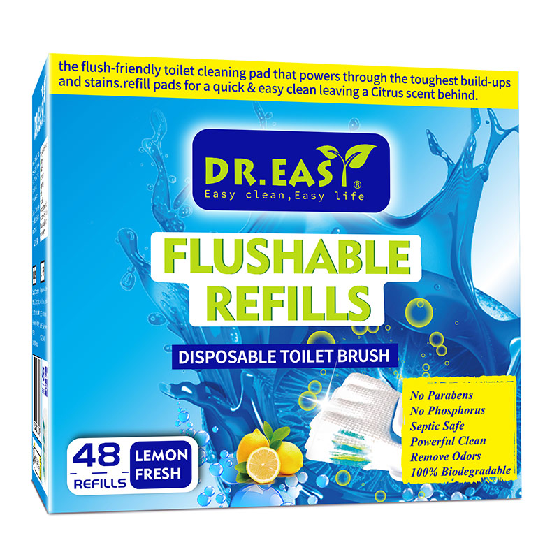 flushable toilet refills