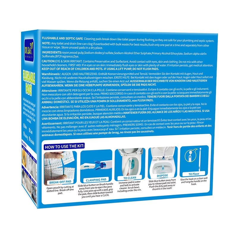 toilet cleaning refill pads